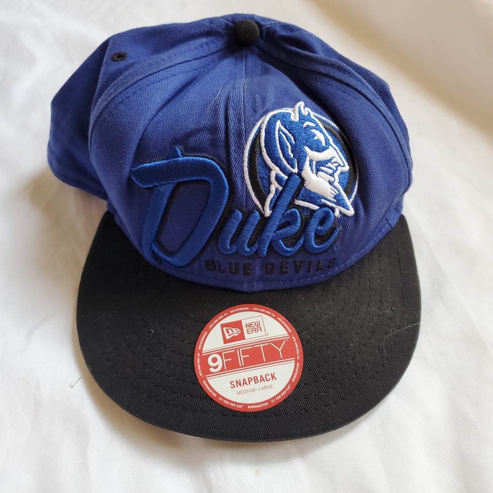 New Era‎ 9FIFTY Duke Blue Devils Snapback Hat Blue Black NCAA Medium-Large